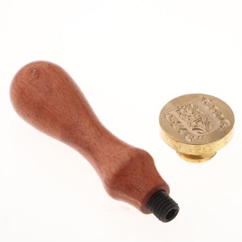 Vintage Retro Letter Wax Seal Sealing Stamp for Greeting Cards U