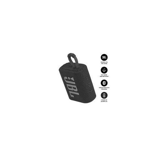 Jbl Go 3 - Portable Bluetooth Speaker, Built-in Battery, Waterproof and Dustproof Feature