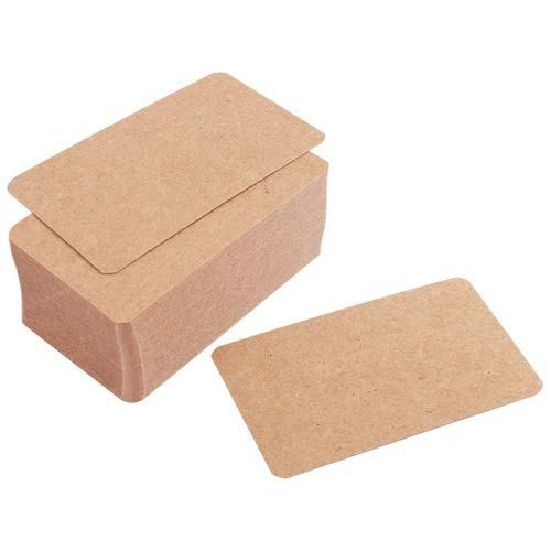 100pcs Blank Kraft paper Business Cards Word Card Message Ca