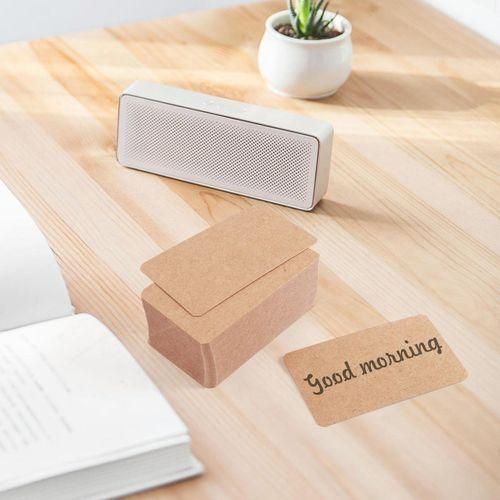100pcs Blank Kraft paper Business Cards Word Card Message Ca
