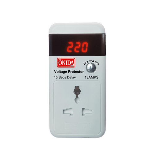 Onida Plus 13 Amps Digital Voltage/Power Guard (All Electronic Equipment guard) - White(1 YR WRTY)