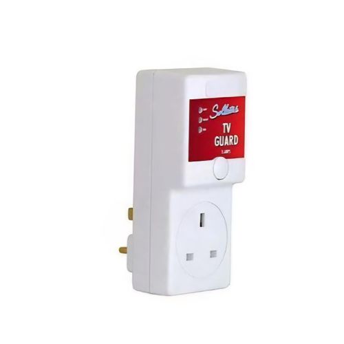Sollatek TV Guard High Voltage Protector -White, Red