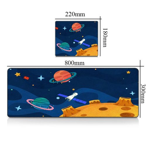 Universe Starry Sky Family Gamer Keyboard Computer Desk Pad Mouse Mat Gaming Laptops Mousepad Glass Cabinet Pc Mats Accessories