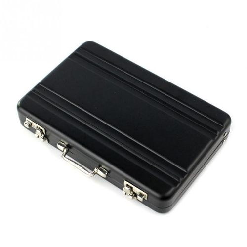 Business Case Metal Aluminum Holder Men Women Credit Business Holder Case Portable Suitcase Box Wallet Sleev