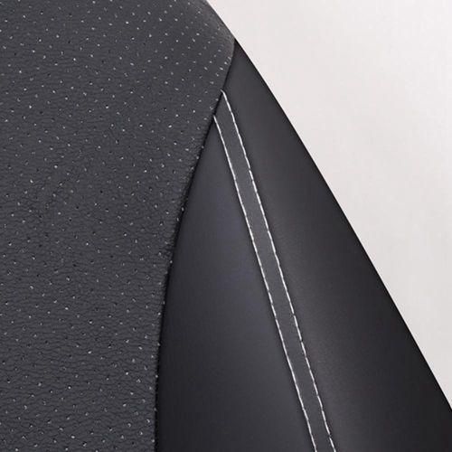 4 Pieces Car Seat Covers, Universal Breathable Leather Seat Protector Set Automobile Interior Accessories for Car SUV Vehicle