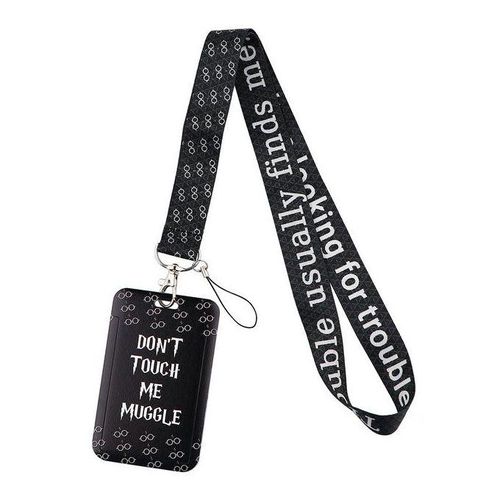 Flyingbee X2188 Don't Touch Me Lanyard Card Id Holder Car Keychain Id Card Pass Gym Phone Badge Key Ring Holder Jewelry