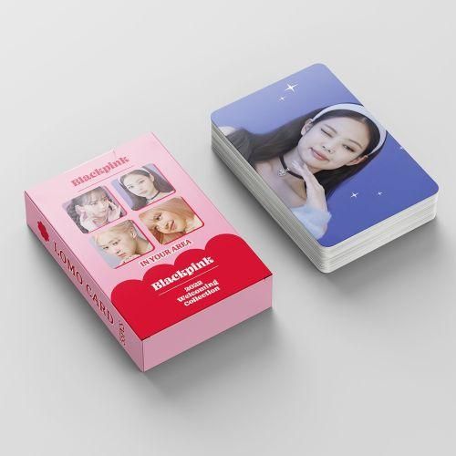 55PCS Kpop Aespa Itzy KEP1ER Twice NewJeans Lomo Cards Photo AlShut Down BORN
