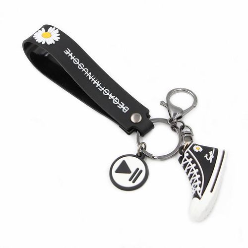 Sport Small Daisy Shoes Keychain Mini Simulation Canvas Shoes Keyring Canvas Sneakers Key Chains The Best Give Girl