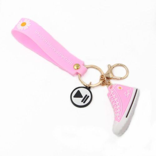 Sport Small Daisy Shoes Keychain Mini Simulation Canvas Shoes Keyring Canvas Sneakers Key Chains The Best Give Girl