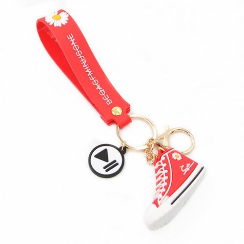 Sport Small Daisy Shoes Keychain Mini Simulation Canvas Shoes Keyring Canvas Sneakers Key Chains The Best Give Girl