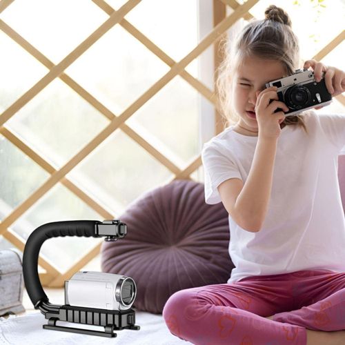 Video Making Kit, Portable Camera Stabilizer, Fill Light Microphone, Universal Photography Video Handheld Vlog Stand Stabilizer Kit For Phone Camera Video Recording
