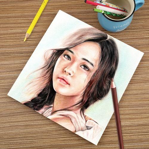 72 Oil Colored Pencils Set PreSharpened