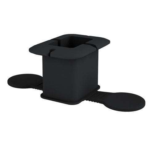 Silicone Phone Charger Cover Fingerprint Proof Anti-slip Charger Cover for iPhone for Samsung Chargers,Black NO5235