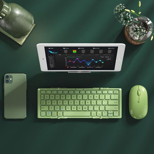 Tri-fold Bluetooth keyboard for  Huawei tablets, can be connected to mobile phones and laptops wirelessly