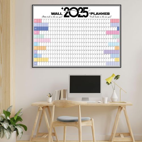 2025 Wall Calendar Large Calendar Yearly Calendar  B