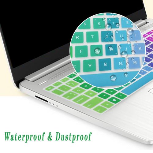 Silicone Notebook Keyboard   For HP 15 Rainbow 15.6 Inch