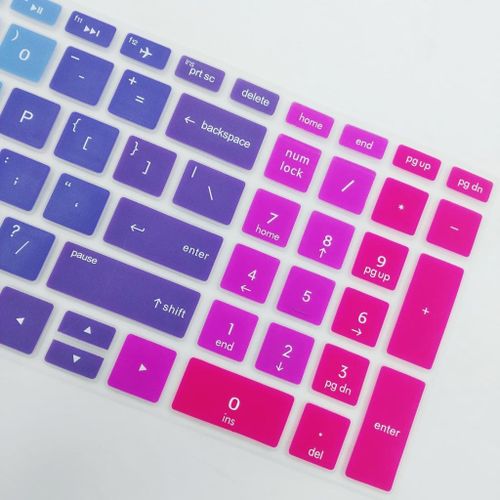 Silicone Notebook Keyboard   For HP 15 Rainbow 15.6 Inch