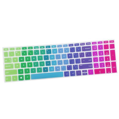 Silicone Notebook Keyboard   For HP 15 Rainbow 15.6 Inch