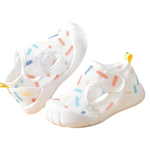 Children Summer Net Shoes Children Casuals Sneakers Suitable for Dress Skirt Jeans,Beige,18 NO5116