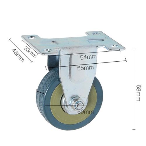 2'' Directional Swivel Plate Casters Wheel For Table Crib