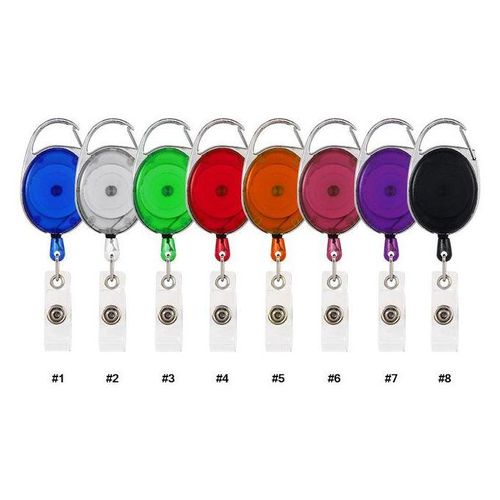 Id Name Lanyard Identification Badges Retractable Reel Multicolor 70-80mm Badge Holders Keys Key Chain Credit Card Labels