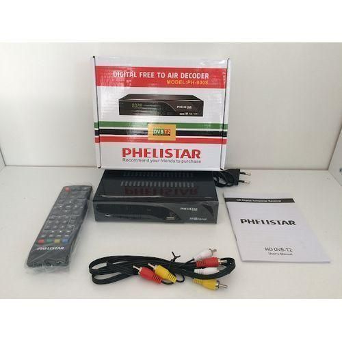 Phelistar 1080p Full HD Free to Air Digital Decorder - Black