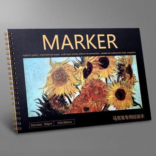 8K/A4 Thickened Sketchbook Student Art Painting Drawing Paper Sheets Marker Book NoteBook Water Color School Stationery