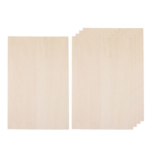10Pcs Thin Plywood Board Unfinished  Sheets Board