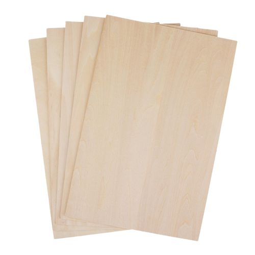 10Pcs Thin Plywood Board Unfinished  Sheets Board