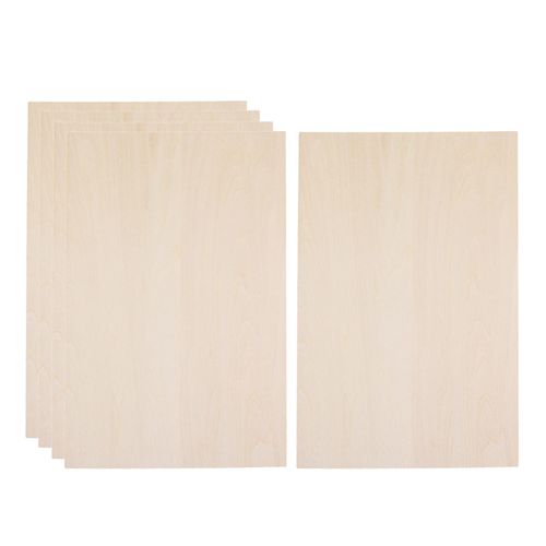 10Pcs Thin Plywood Board Unfinished  Sheets Board
