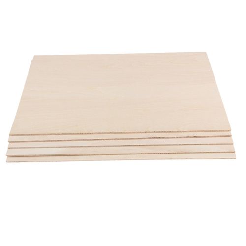 10Pcs Thin Plywood Board Unfinished  Sheets Board