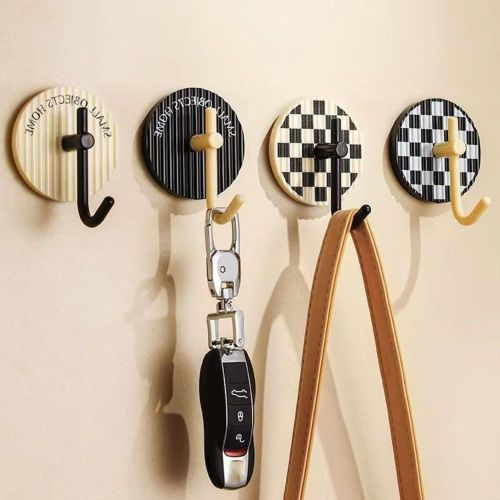 Modern Wall Key Holder Hooks Strong Bearing Load Non-slip Hooks For Home Office Hotel School NO5249