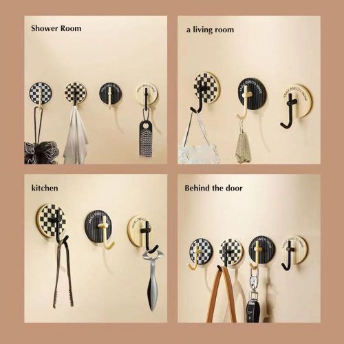 Modern Wall Key Holder Hooks Strong Bearing Load Non-slip Hooks For Home Office Hotel School NO5249