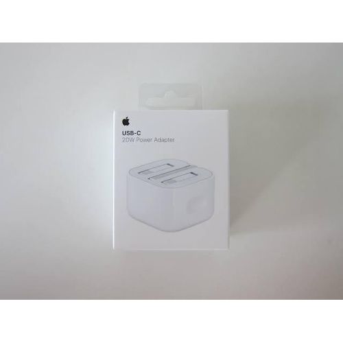 Apple 20W USB-C Power Adapter - iPhone Charger with Fast Charging Capability White