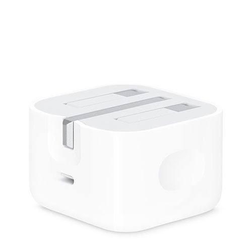 Apple 20W USB-C Power Adapter - iPhone Charger with Fast Charging Capability White
