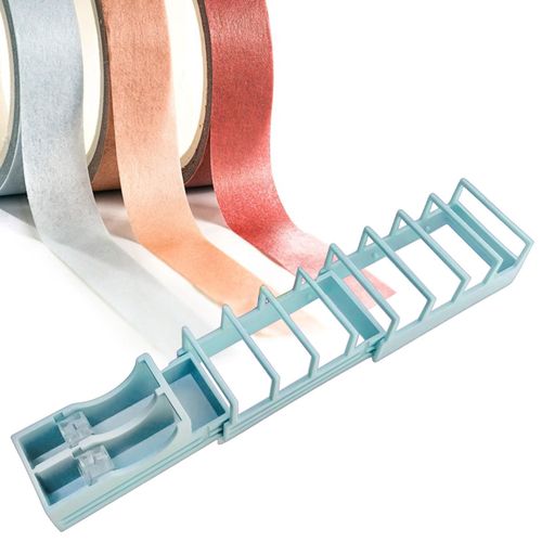 Tape Dispenser Base, Packaging Foldable Home Crafting Blue