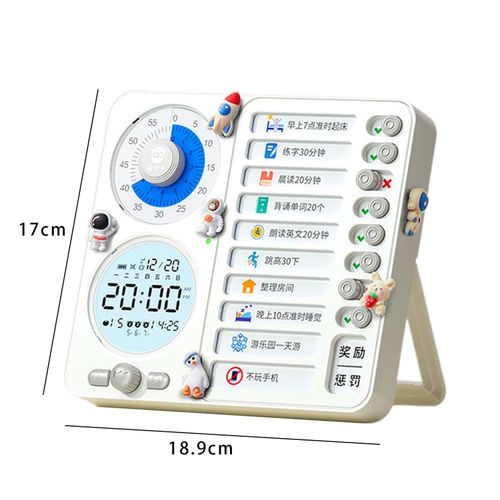 Visual Timer   Message Board White
