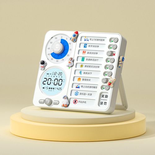 Visual Timer   Message Board White
