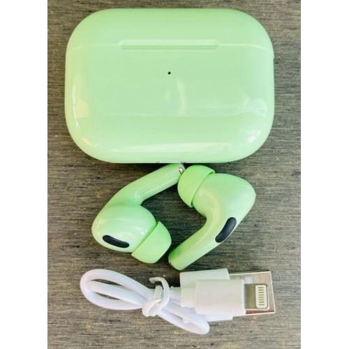 Best Airpods With Boom Sound Bass With Free Classic Airpods Case - Green
