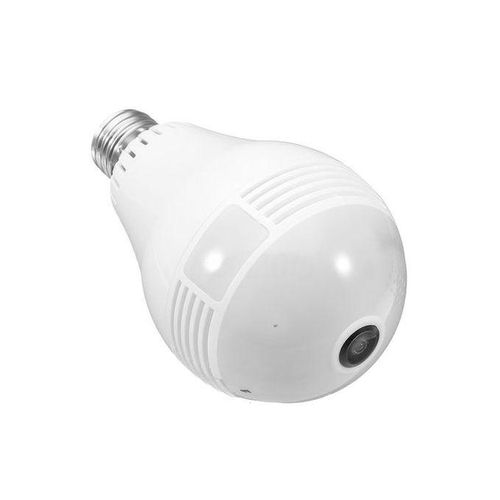 CCTV Bulb Wi-Fi Panaromic 360 Camera - White