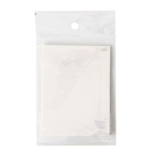 Transparent sticky notes student notes sticky note stickers can be torn simple sticky note paper ins note stick N times sticky note strip Transparent 7.5*7.5 Medium transparent yellow NO5122