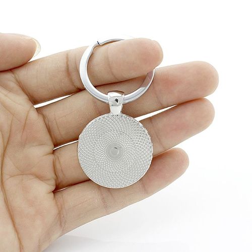 Classic Handmade Masonic Symbol Glass Dome Freemason Metal Key Chain Men Women Key Ring Jewelry S Keychain