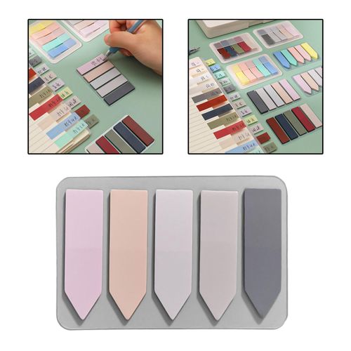 4 Sticky Index Tabs Transparent Page Marker Flags C