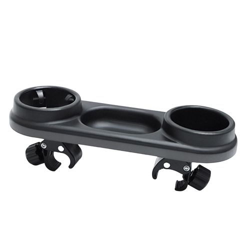 Universal Stroller Snack Tray with Cup Holder & Recessed Bowl Stroller Tray for Kids Eating or Playing,Black NO5143
