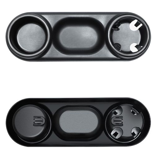 Universal Stroller Snack Tray with Cup Holder & Recessed Bowl Stroller Tray for Kids Eating or Playing,Black NO5143