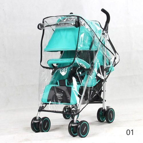Poussette Transparente &eacute;tanche Pour B&eacute;b&eacute;, Protection Contre La Pluie, La Poussi&egrave;re, Le Vent, Fermeture &eacute;clair, Accessoires Standard