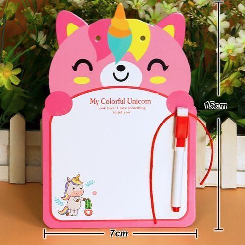 Animal Drawing Board Kids Whiteboard Animal One Piece Cartoon Dry Wipe Cardboard Drawing Kid White Board Cute Hanging With Pen Sloth