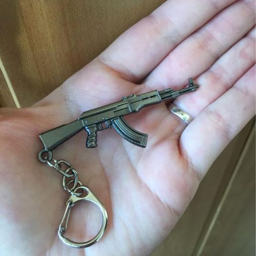 Men's Counter Strike Ak47 Guns Keychain For Men Cs Go Sniper M4a1 Keychain Key Ring Chaveiro Jewelry Souvenirs