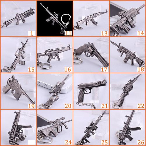 Men's Counter Strike Ak47 Guns Keychain For Men Cs Go Sniper M4a1 Keychain Key Ring Chaveiro Jewelry Souvenirs