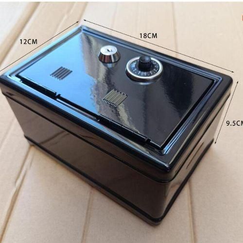 Money Saving Box  Bank Storage Case With Keys